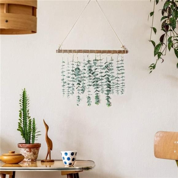 Bathroom Decor Artificial Eucalyptus Wall Hanging Decor-Fake Leaves Greenery - Picture 3 of 7